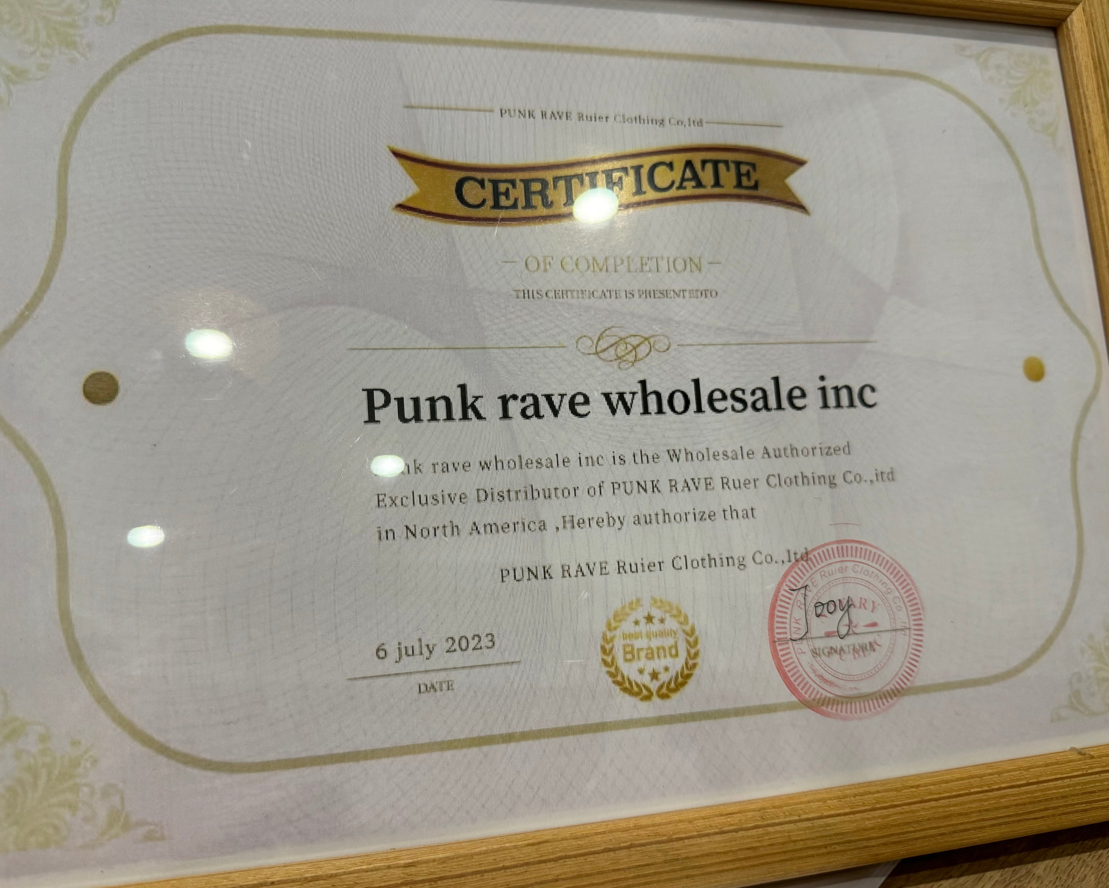 Punk Rave North America Exclusive Authorization