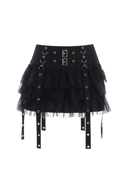 Lace-Up Skirt