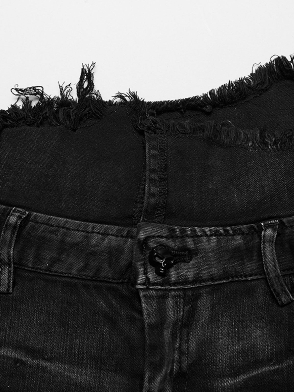 Punk Low-Rise Denim Hot Shorts