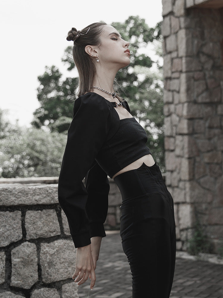 Short Black Shrug Summer Cover