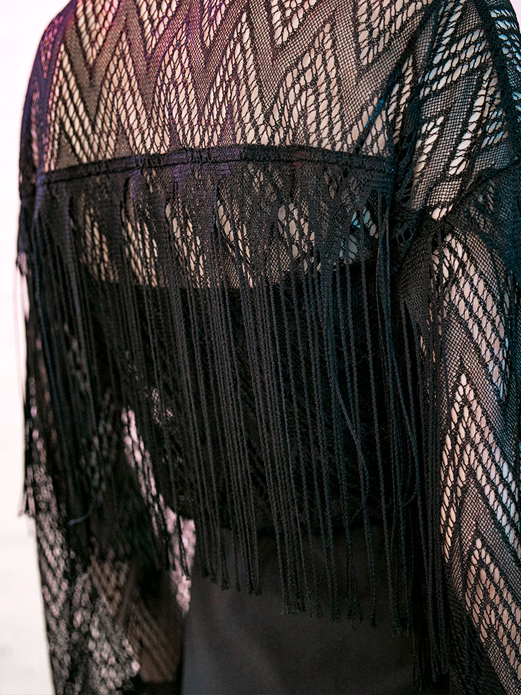 Lace Sheer Cardigan Summer Cover