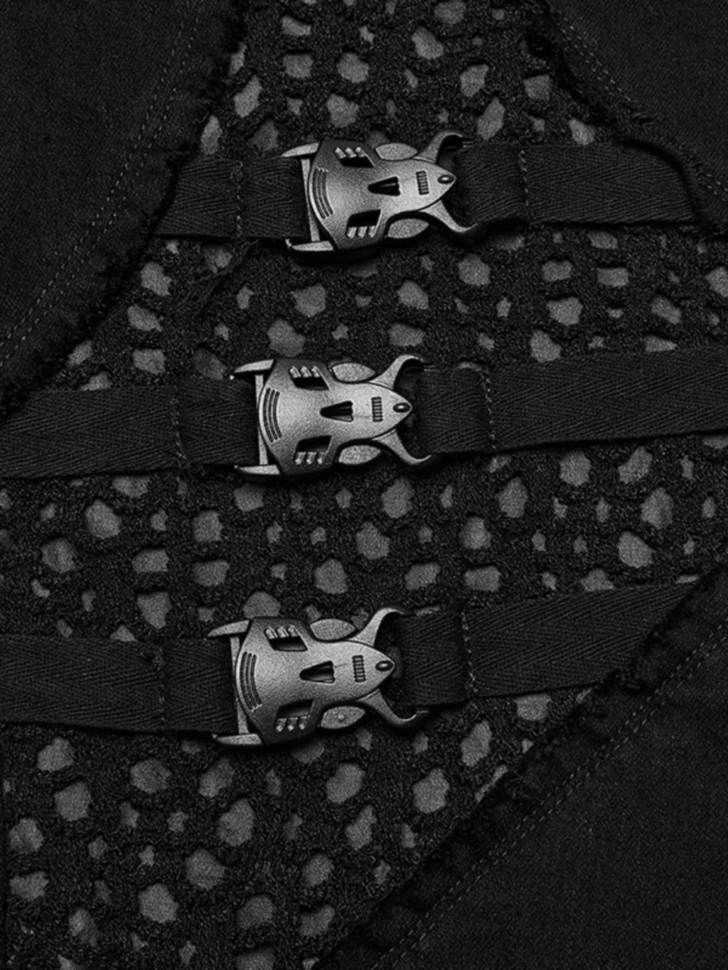 Punk Ripped Flared Jeans Women