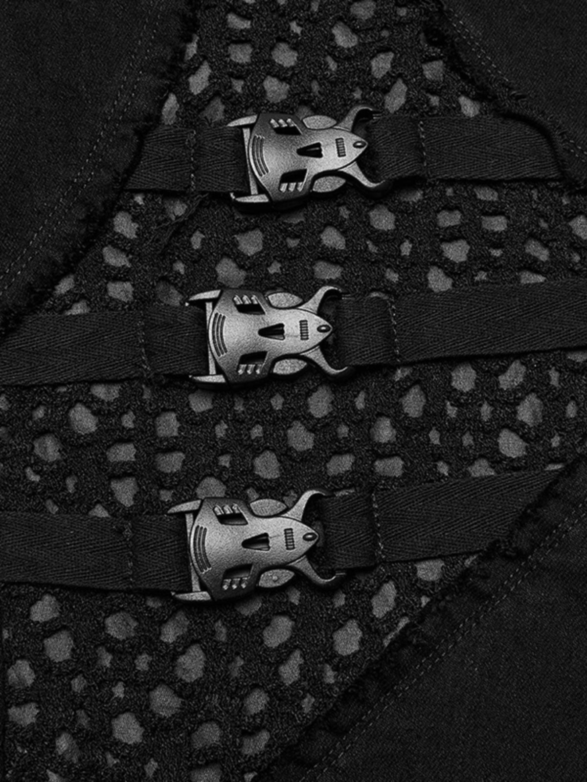 Punk Ripped Flared Jeans Women