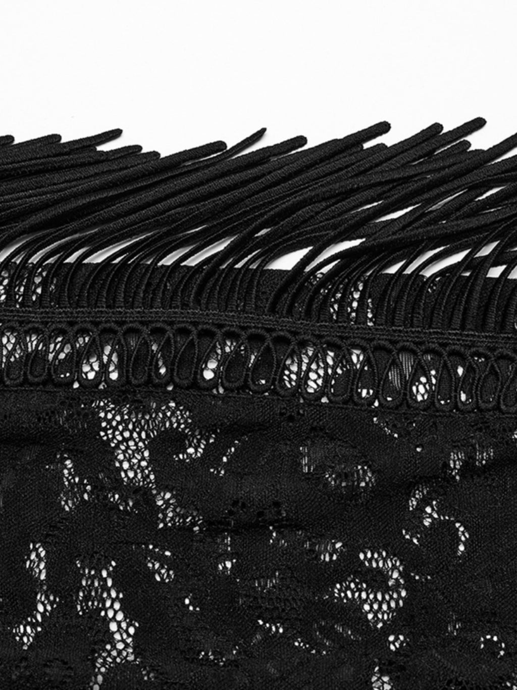 Goth Lace Flared Pants Women