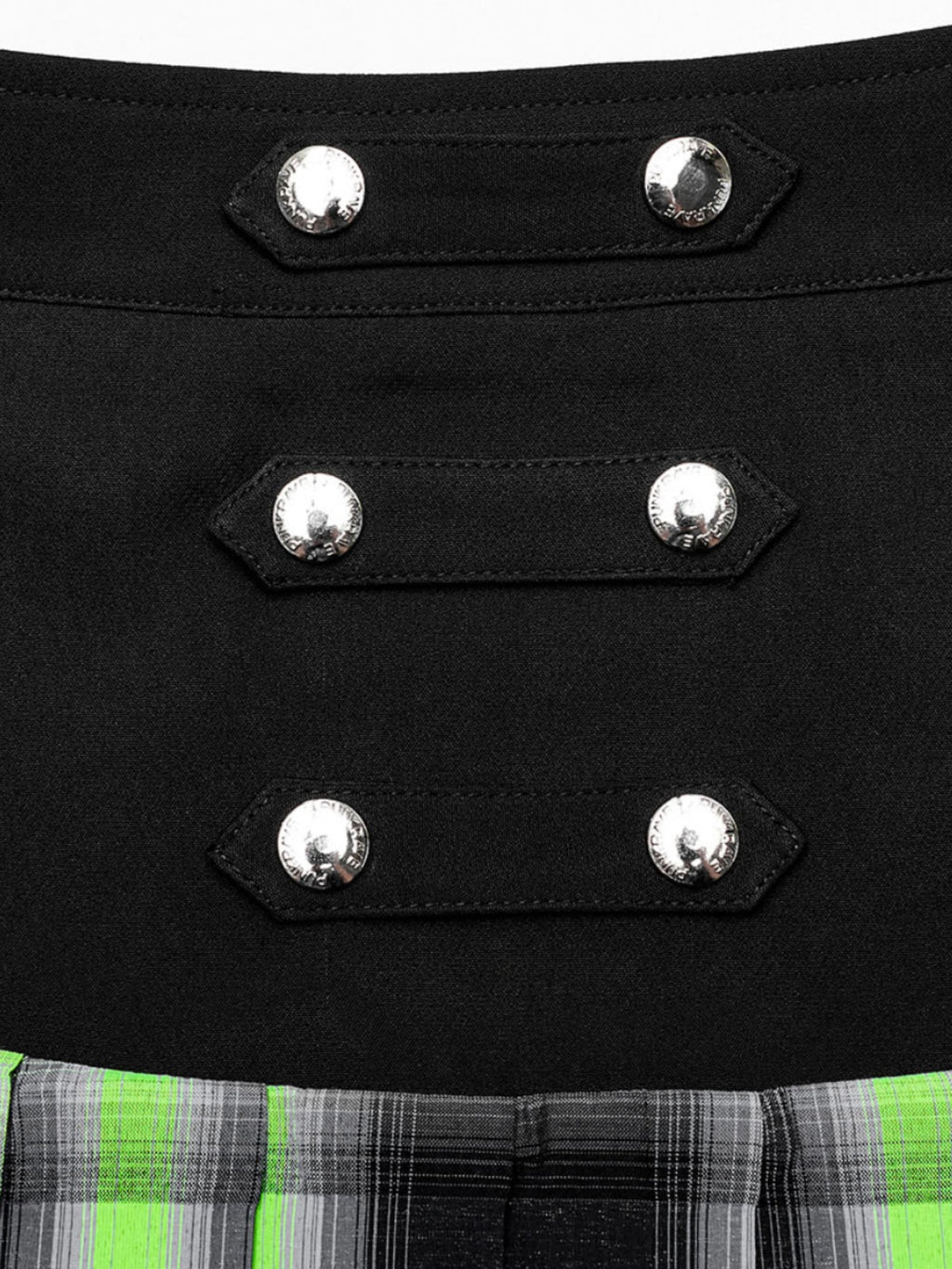 Pleated A-Line Mini Skirt