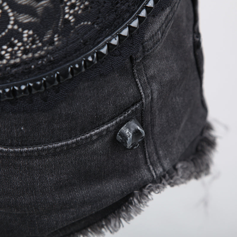 Lace Denim Hot Shorts Women