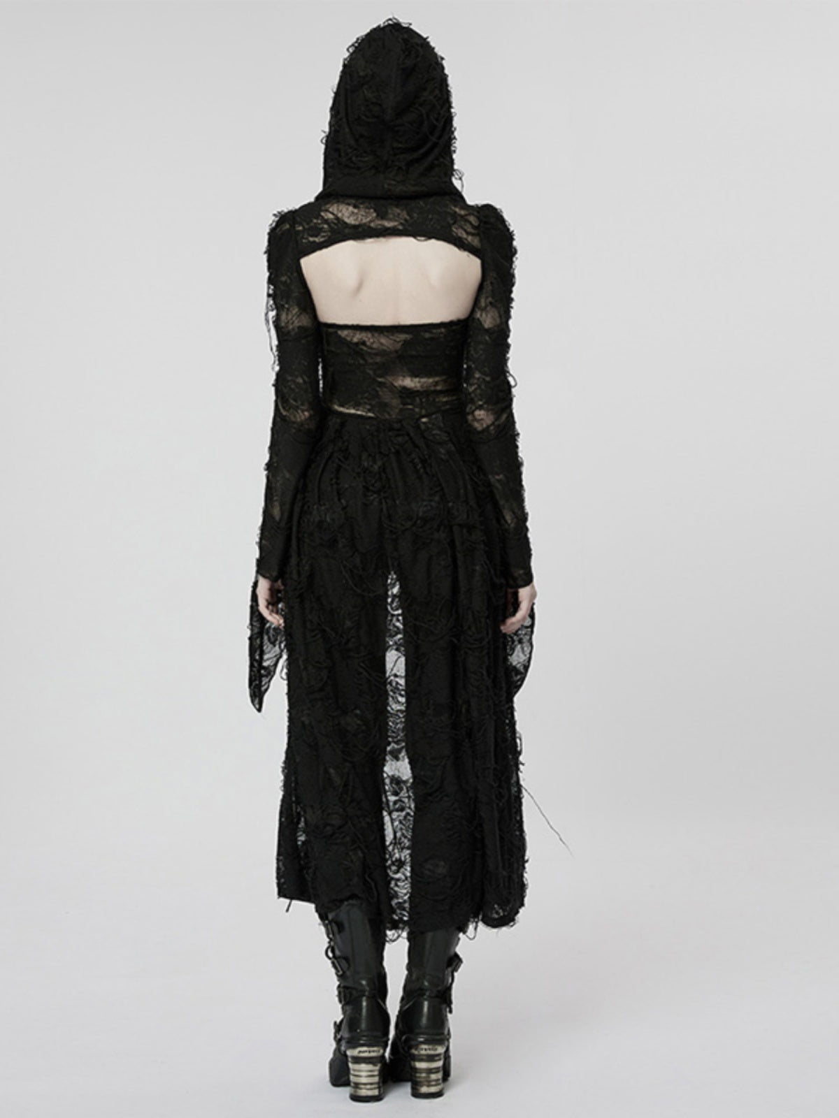 Off-Shoulder Maxi Dress with Shawl