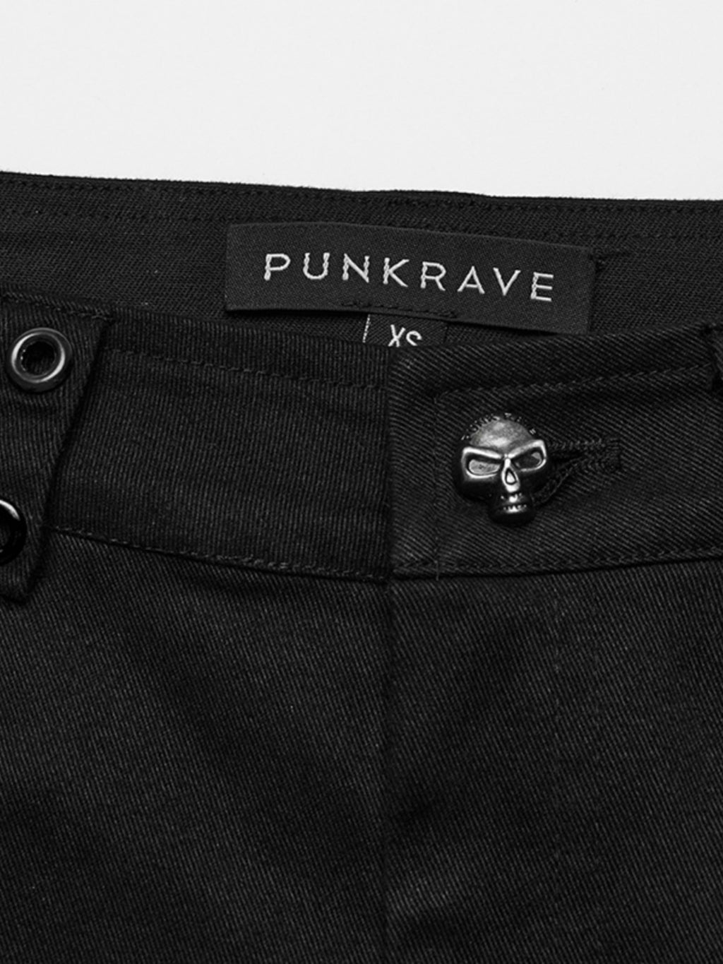 Goth Web Cutout Flared Pants