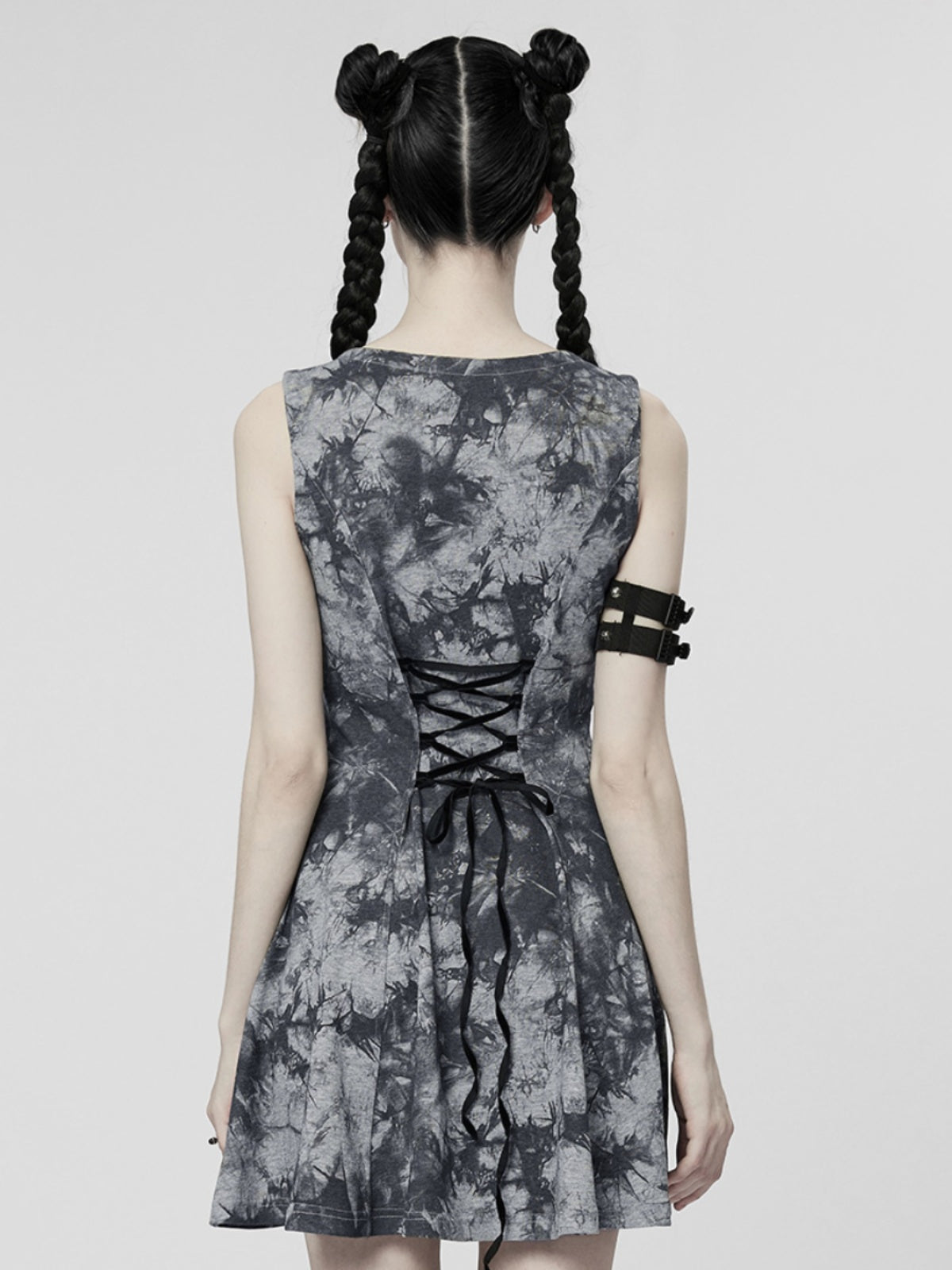 Cyber Sleeveless Backless Chiffon Dress