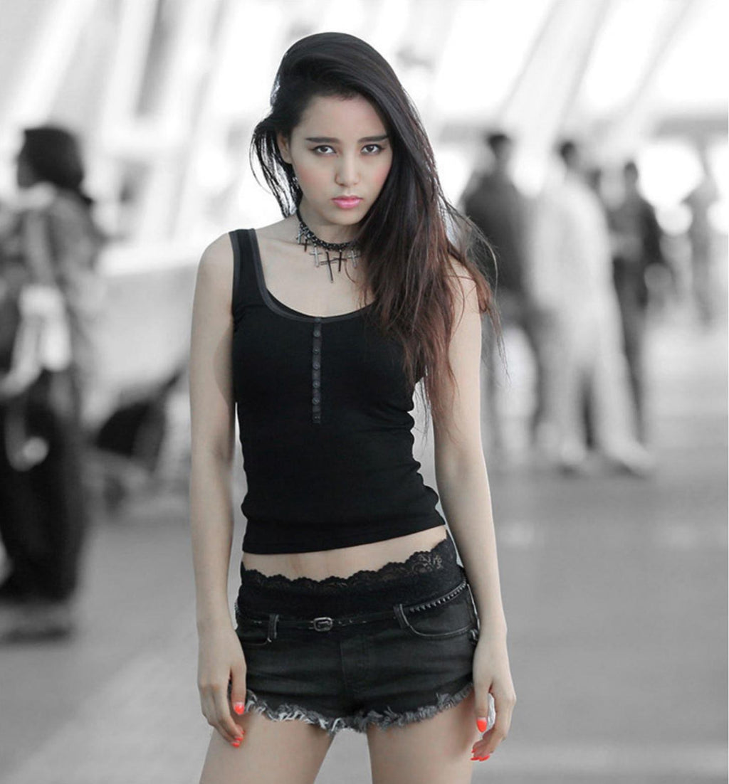 Lace Denim Hot Shorts Women