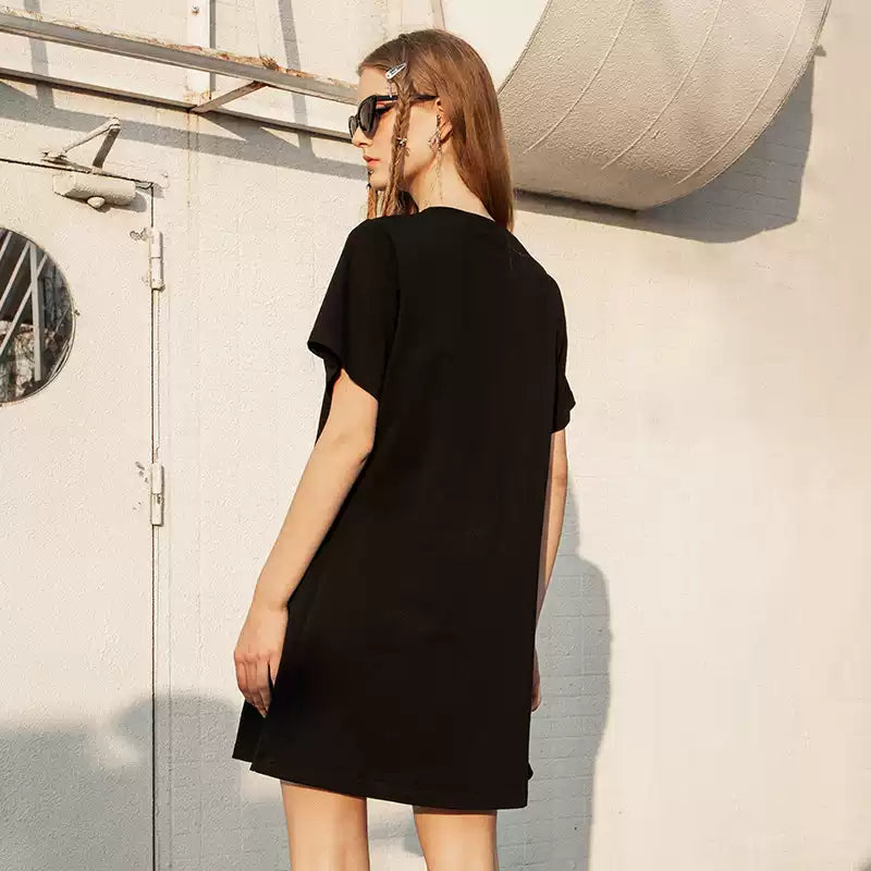 Dark Punk T-Shirt Mini Dress