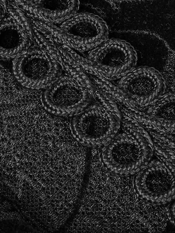 Floral Flocked Kimono-Style Dress