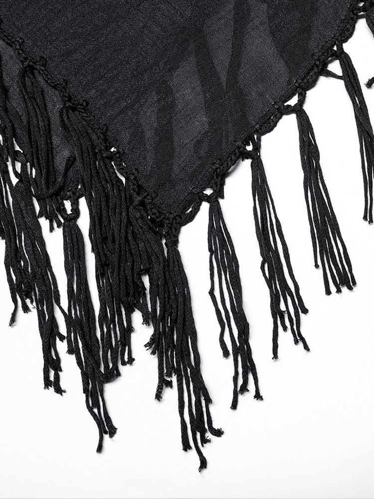 Witch Knit Mesh Maxi Dress