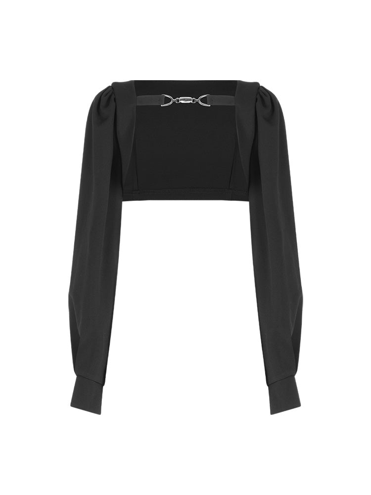 Short Black Shrug Summer Cover