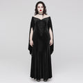 Velvet V-Neck Palace Maxi Dress