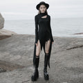 Asymmetric Cutout A-Line Dress