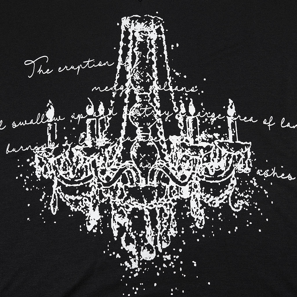 Chandelier Print Gothic Tee