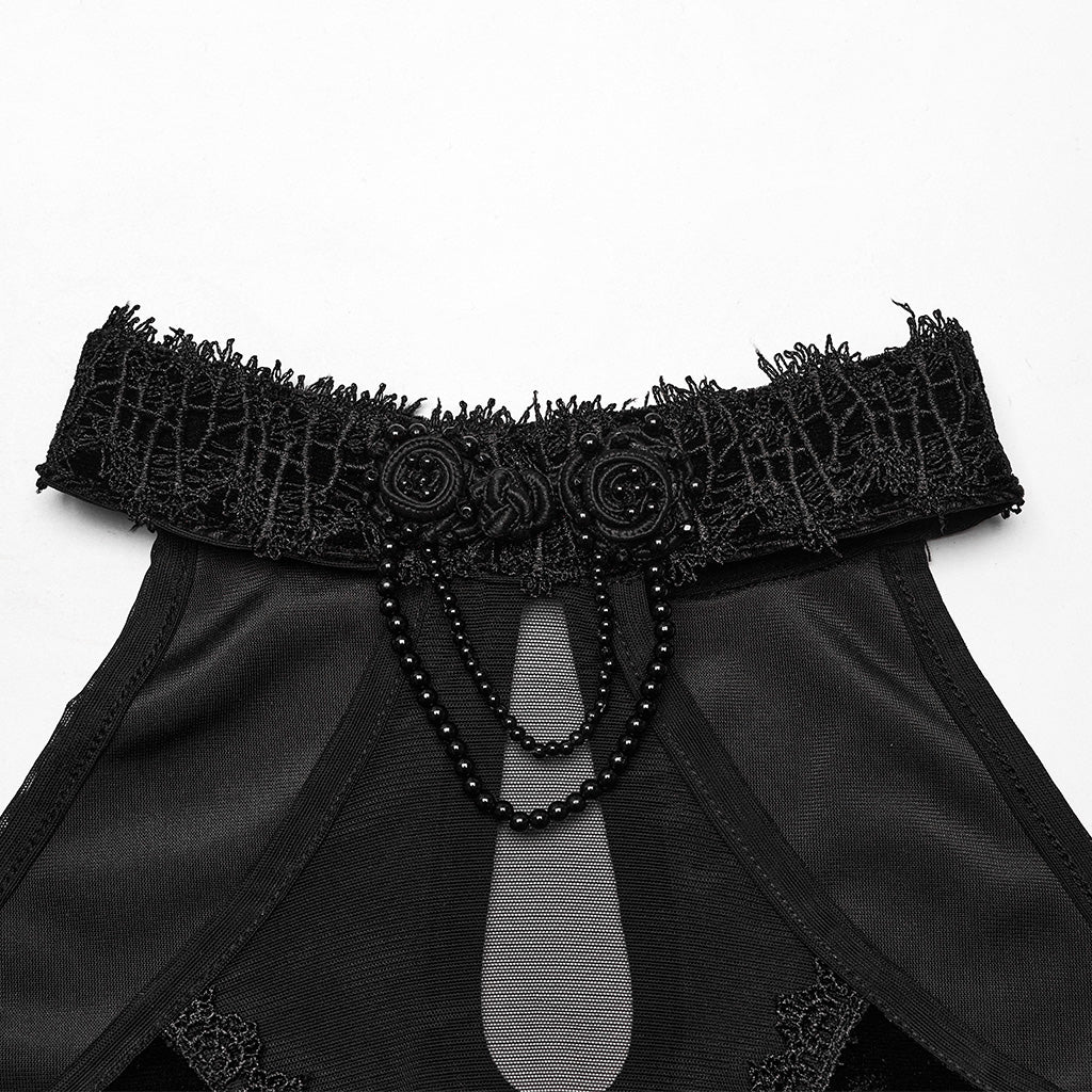 Black Off-Shoulder Fitted Gown