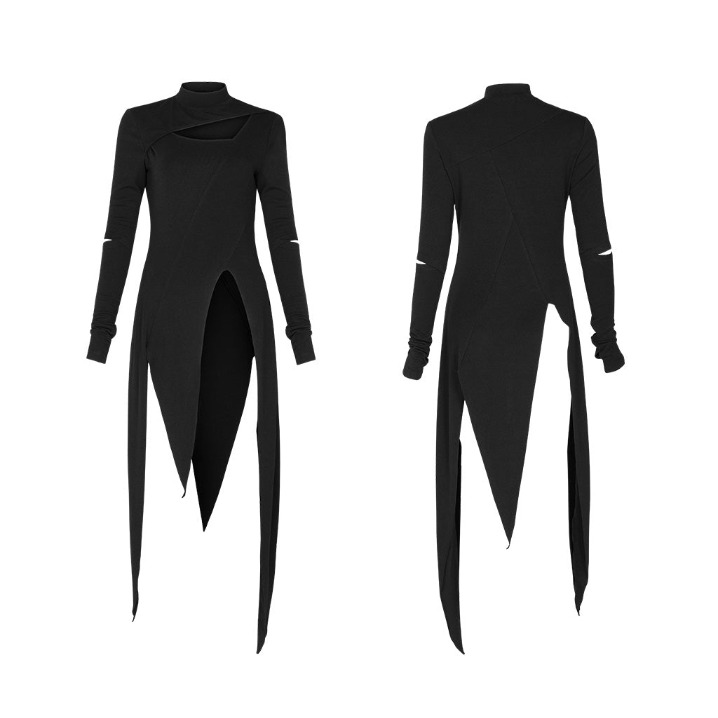 Asymmetric Cutout A-Line Dress