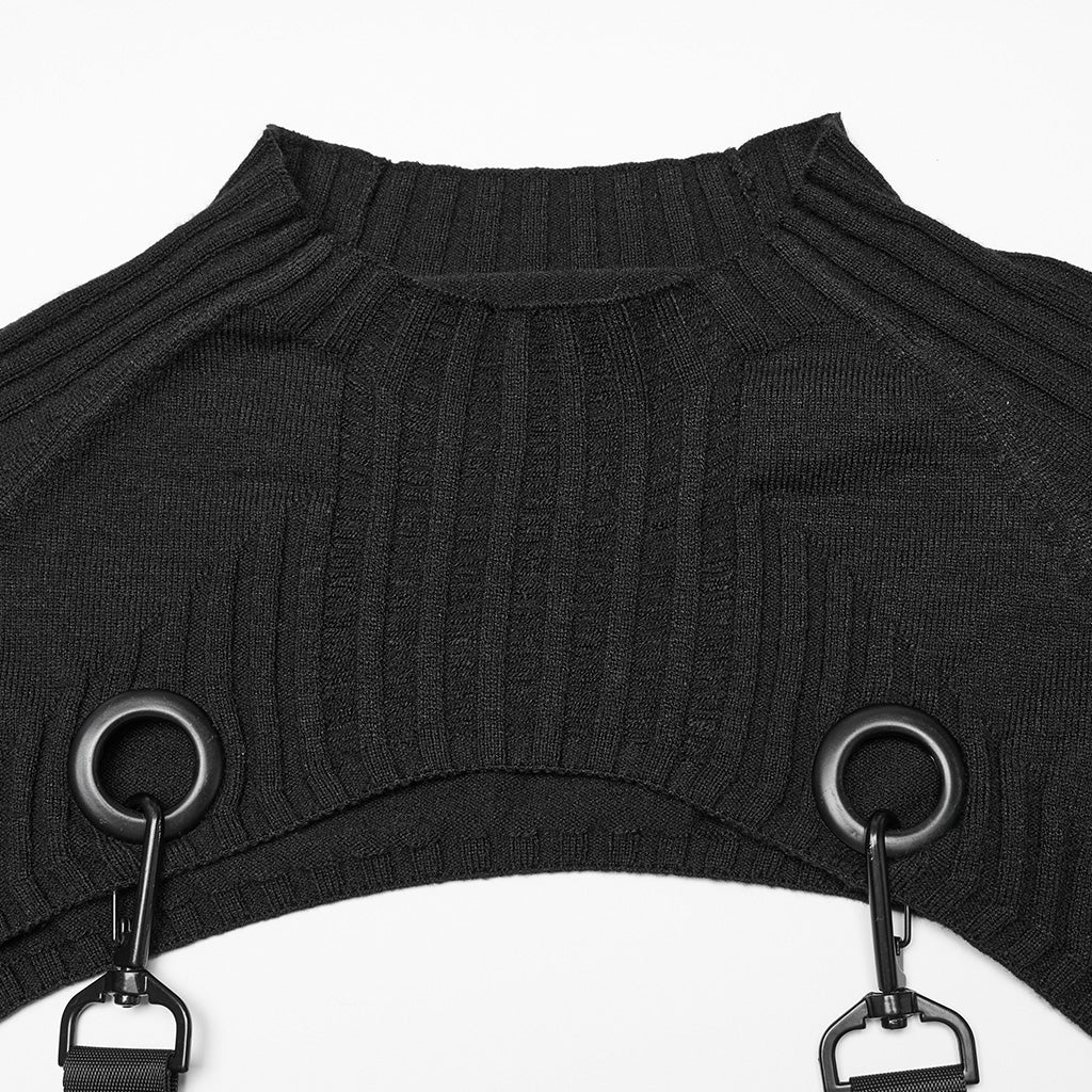 Punk Knit Two-Piece Mini Dress