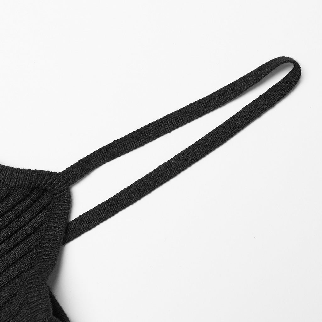 Punk Knit Two-Piece Mini Dress