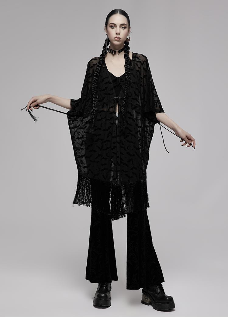 Techwear Gothic Cape Cardigan