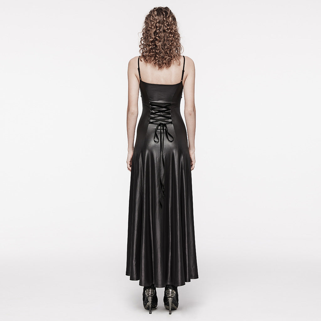 Burnout Knit Sleeveless Maxi Dress