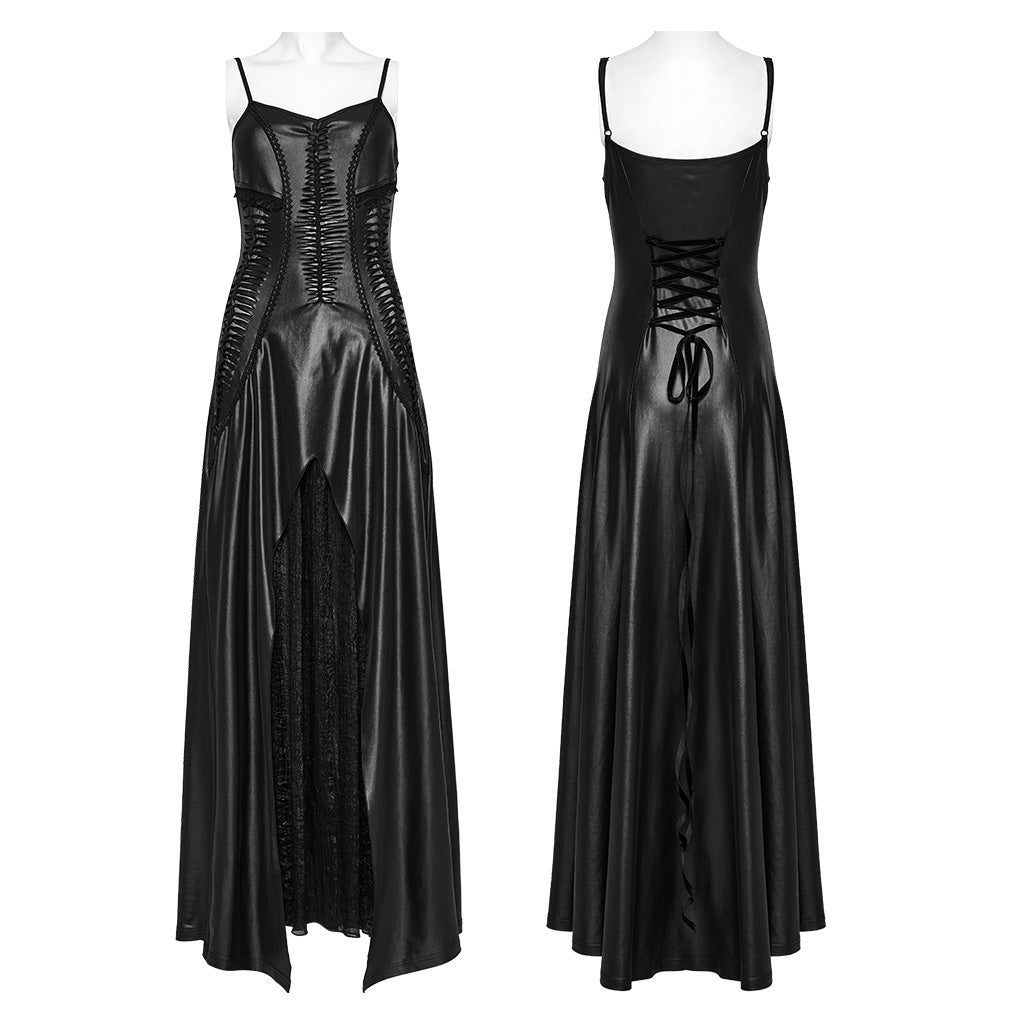 Burnout Knit Sleeveless Maxi Dress
