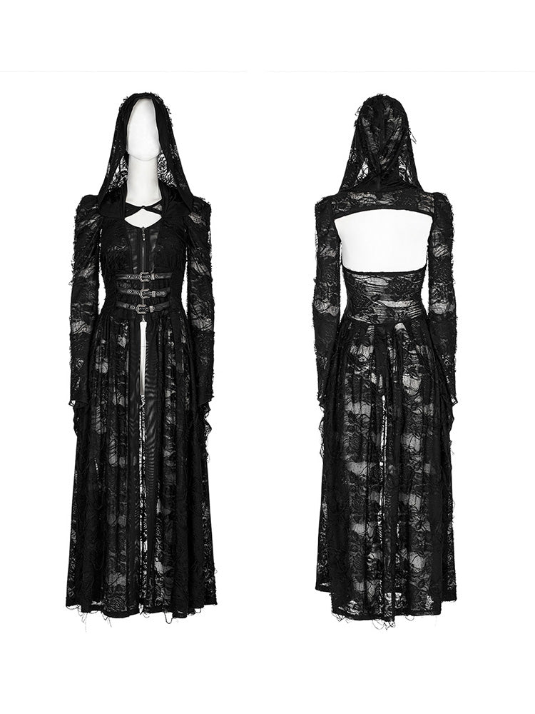 Off-Shoulder Maxi Dress with Shawl