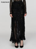 Black Lace Mermaid Skirt