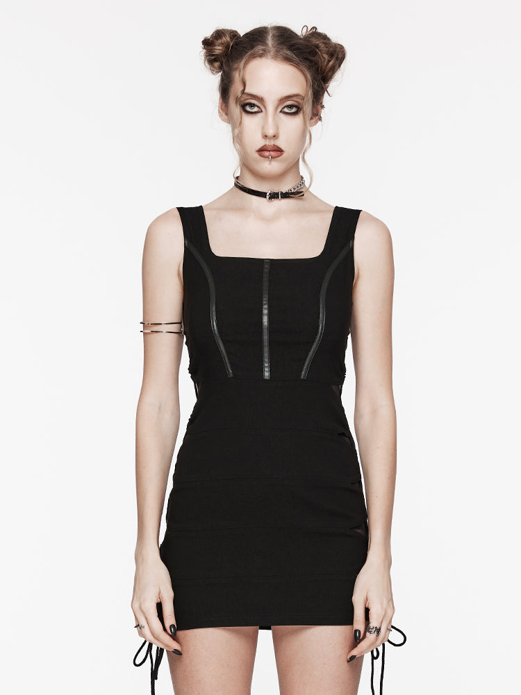 Fitted Boned Bodycon Mini Dress