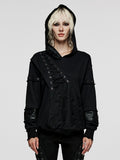 Dark Loose Knit Hoodie