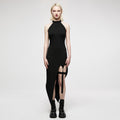 Gothic Slit Cutout Bodycon Slip Dress