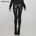 Goth High-Waist Skinny Pants