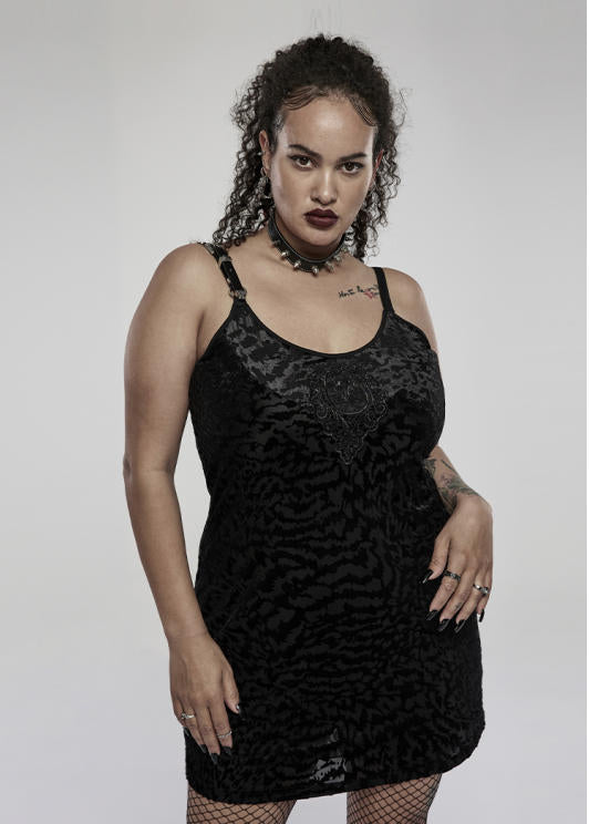 Plus-Size Fitted Camisole Dress