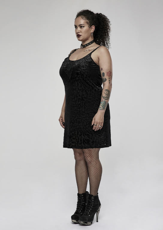 Plus-Size Fitted Camisole Dress